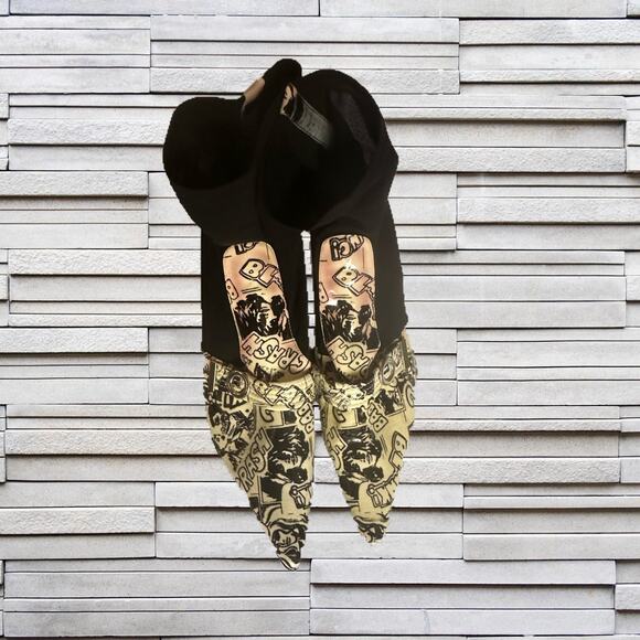 Vis-A-Vie Gothic Comic 3.5” Heeled Boots Sz. 8 - Picture 4 of 6